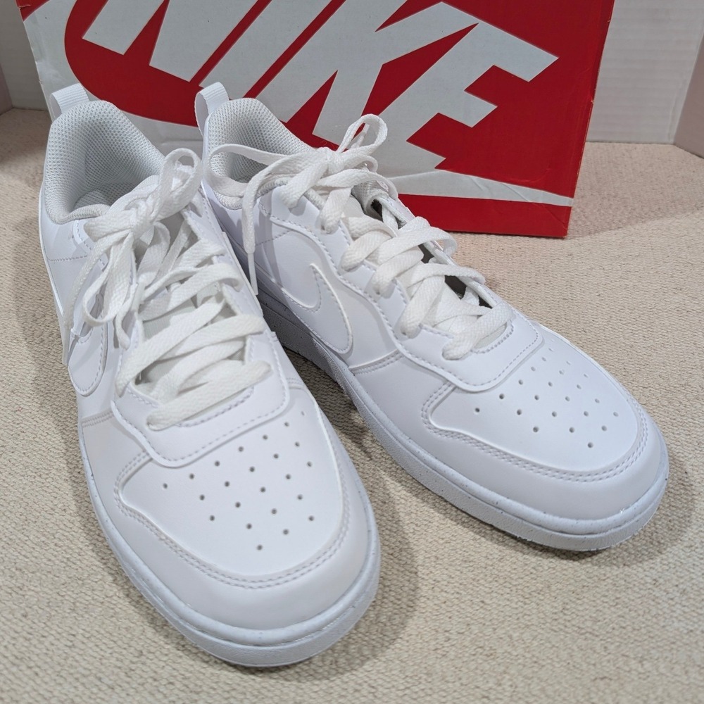Nike Court Borough Low Recraft GS White Sneakers DV5456-106 Mens 6.5Y Womens 8 - Picture 7 of 13